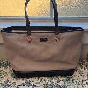 Kate Spade Black and Tan Tote Bag